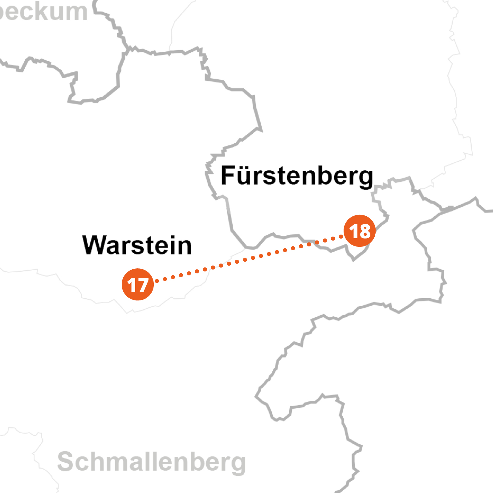 Shuttle-Service-Landkarten