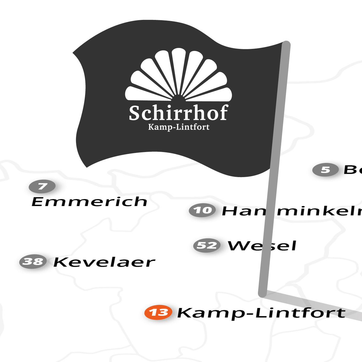 2024-Landkarte--13 Wasserschloss Reelkirchen