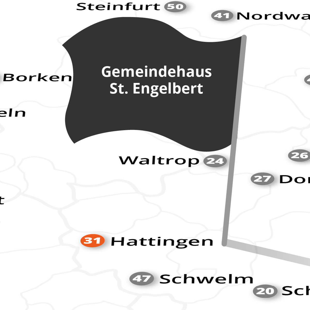 2024-Landkarte--31 Wasserschloss Reelkirchen
