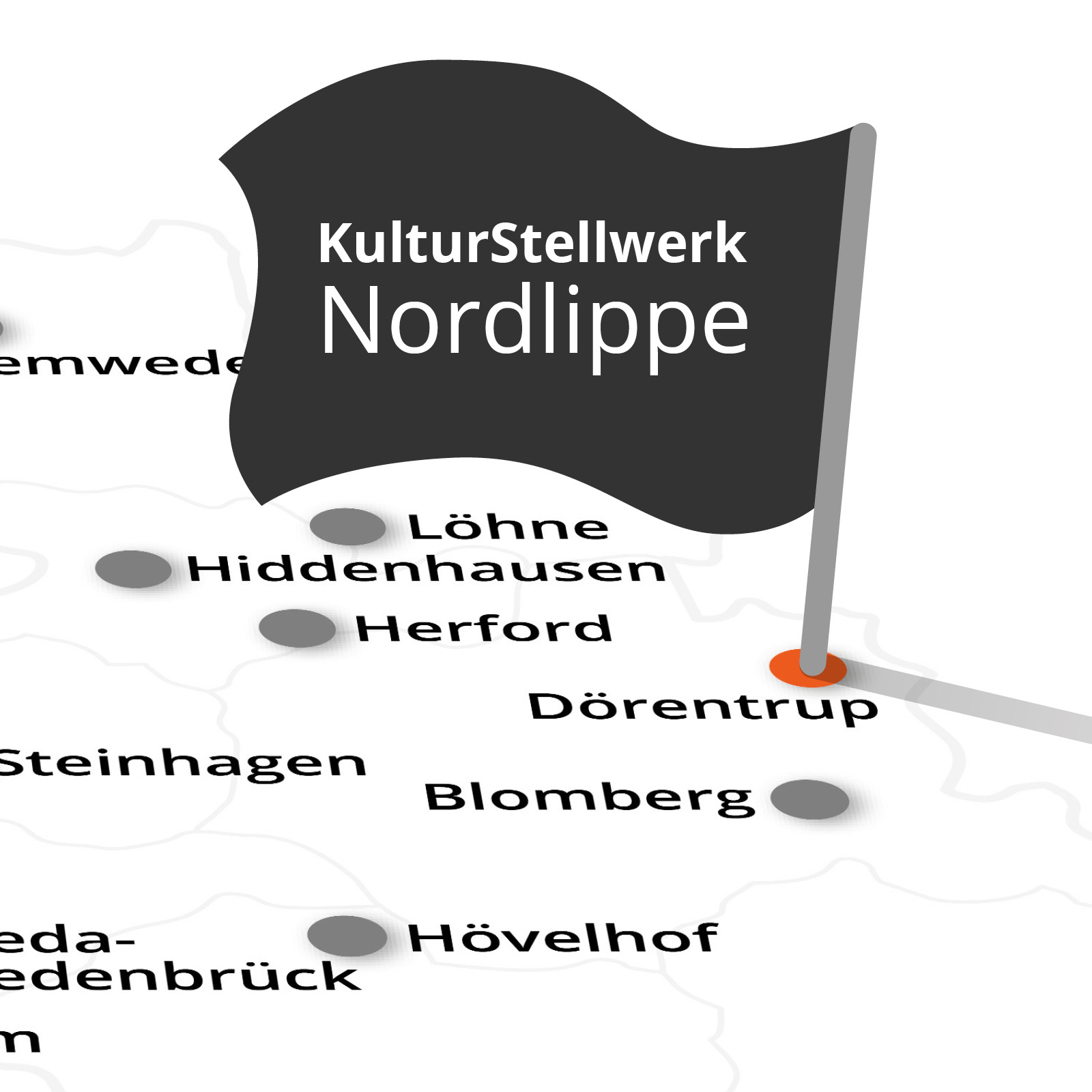 2025-Landkarte-mit-Fahne-Doerentrup Wasserschloss Reelkirchen