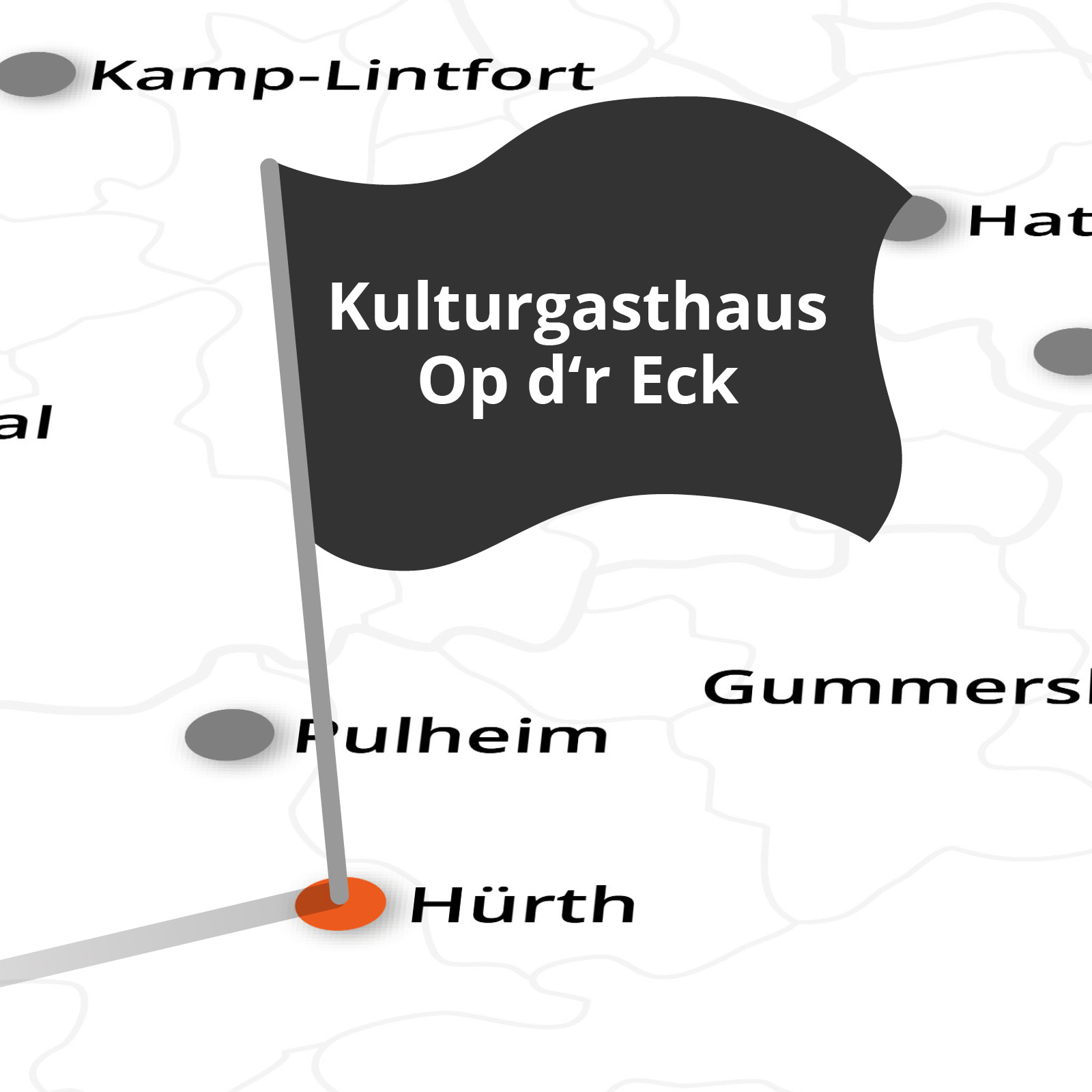 2025-Landkarte-mit-Fahne-Huerth Wasserschloss Reelkirchen