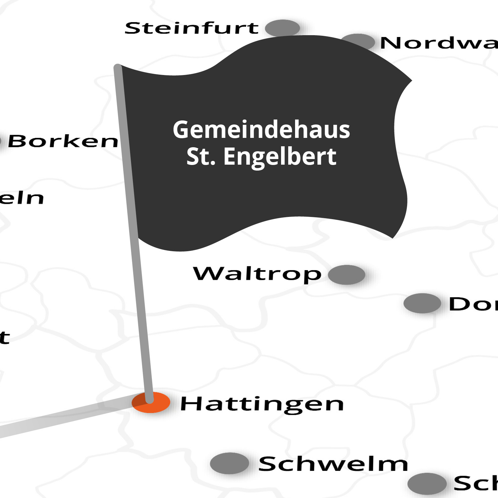 2025-Landkarte-mit-Fahne-Hattingen Wasserschloss Reelkirchen